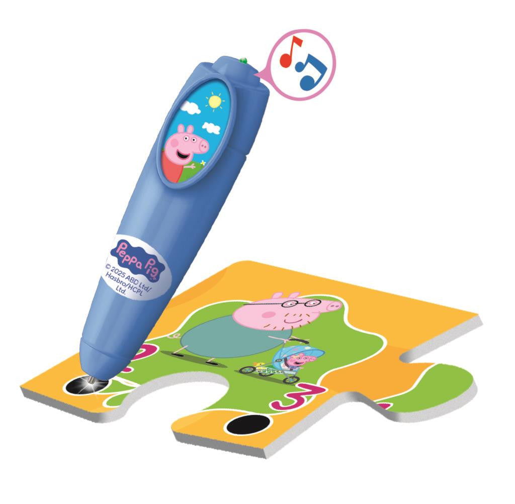 Peppa Pig Reading interaktīva 24 gabalu puzle Clementoni