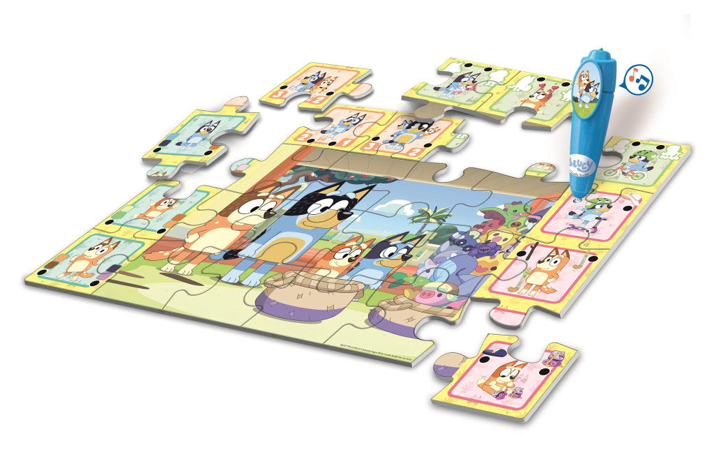Bluey Playtime interaktīvā 24 gabalu puzle Clementoni