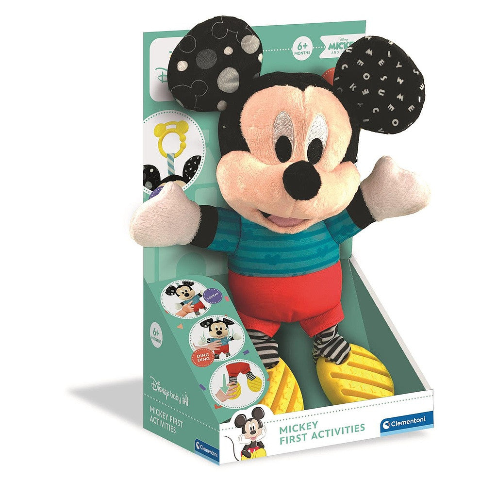 Disney Mikija burtu plīša rotaļlieta Clementoni