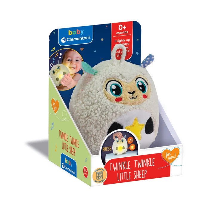 Clementoni Sheep Twinkle Twinkle naktslampiņa un rotaļlieta