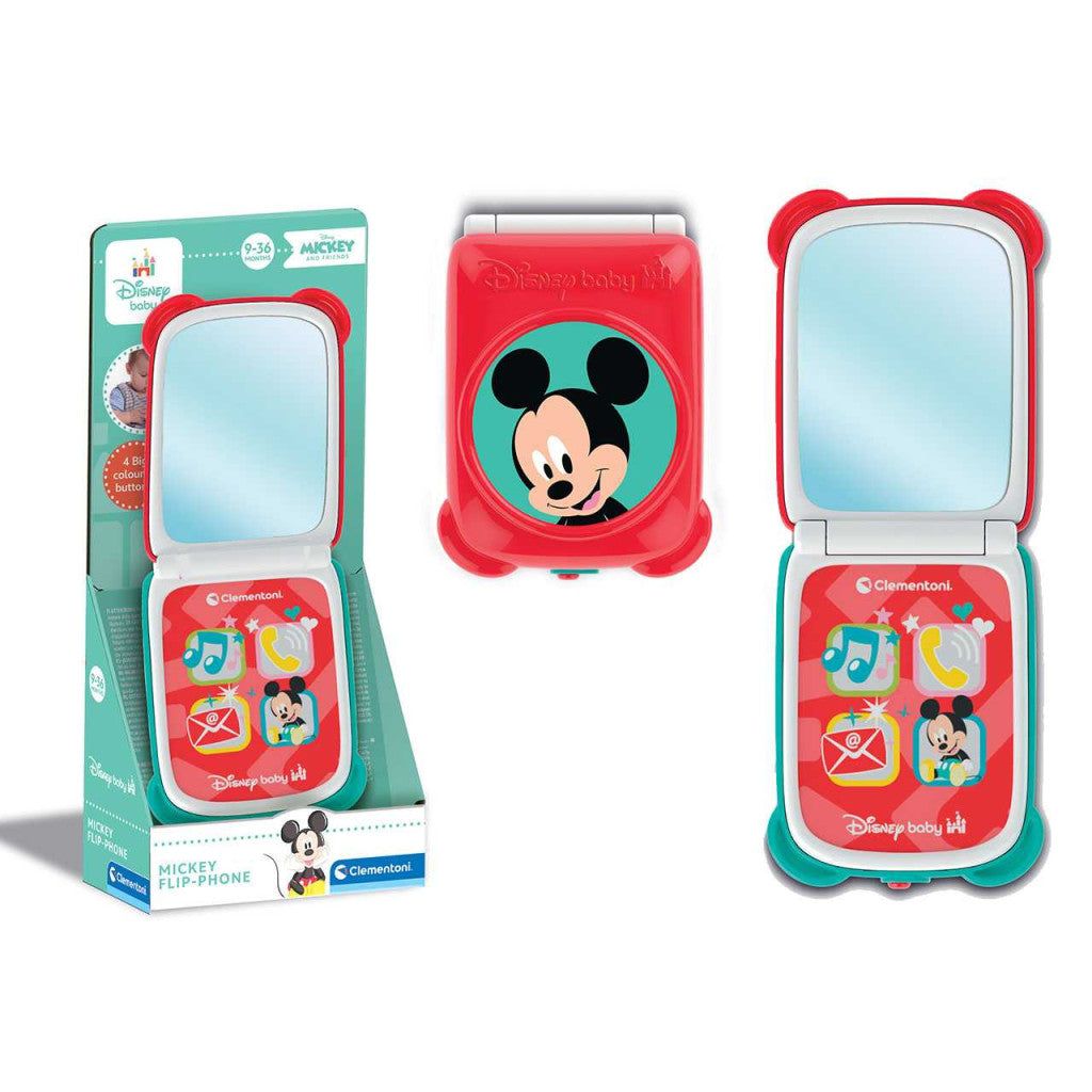Disney Mickey Mirror interaktīvs salokāms viedtālrunis Clementoni