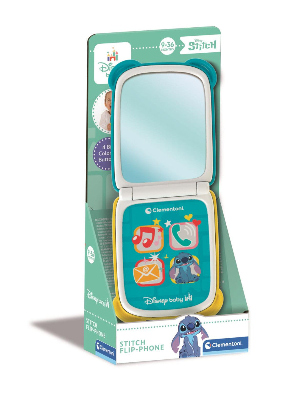 Disney Lilo un Stitch Smile interaktīvs salokāms viedtālrunis Clementoni