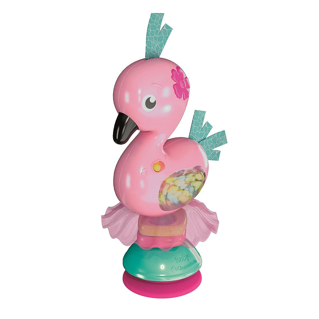 Dzīvnieku iedomātā flamingo bērnu grabulīte Clementoni