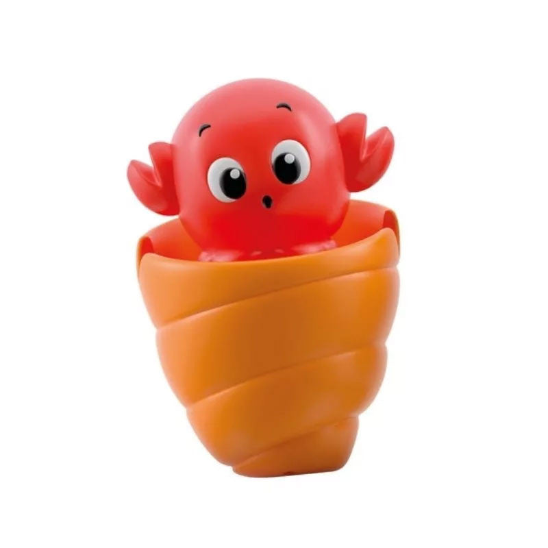 Clementoni Dzīvnieku čaumalas Peekaboo krabju vannas rotaļlieta