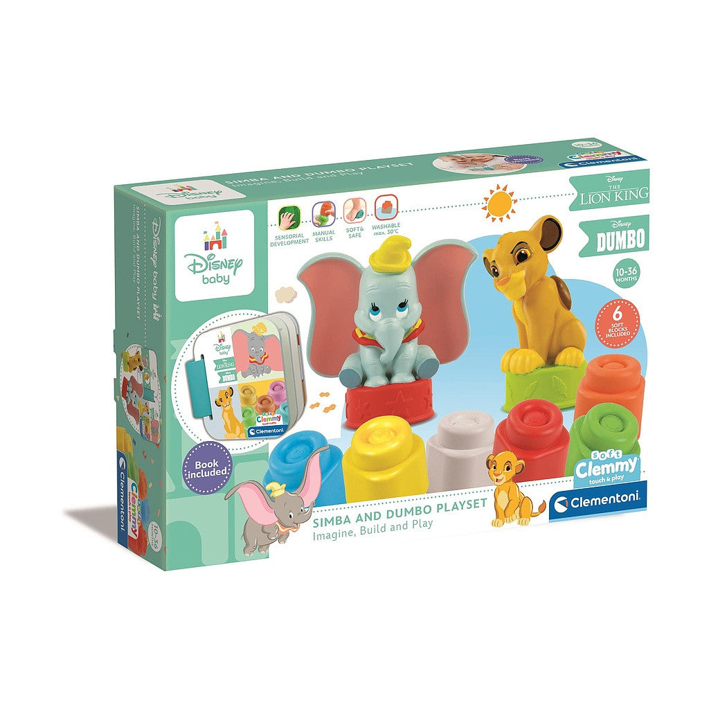 Disney Classics Clemmy klucīšu komplekts ar grāmatu Clementoni