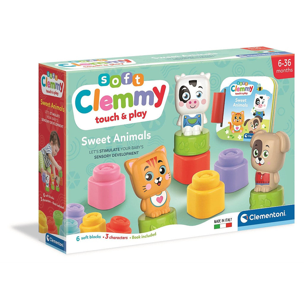 Dzīvnieki Clemmy mīksto rotaļu komplekts Clementoni