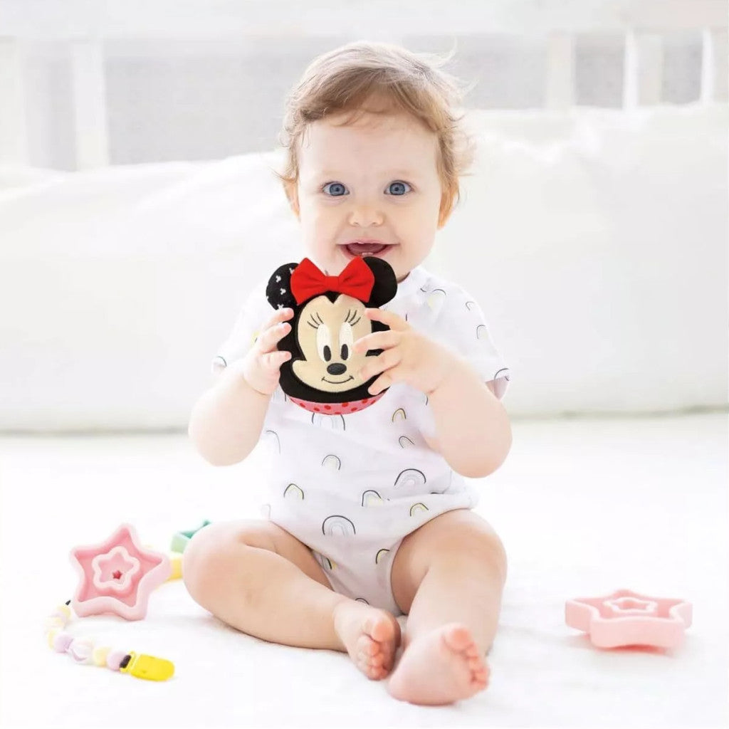 Disney Minnijas plīša bumbiņas figūriņa, bērnu grabulītis Clementoni