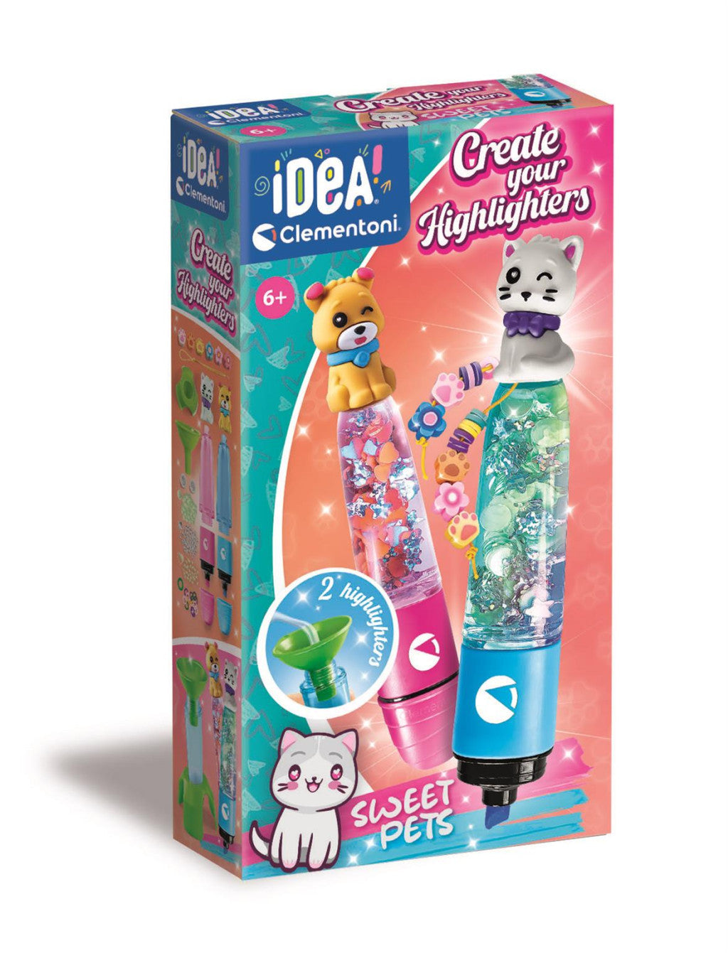 Colour Sweet Pets marķieru komplekts Clementoni