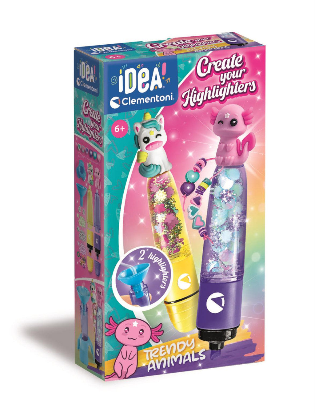 Krāsu Trendy Animals marķieru komplekts Clementoni