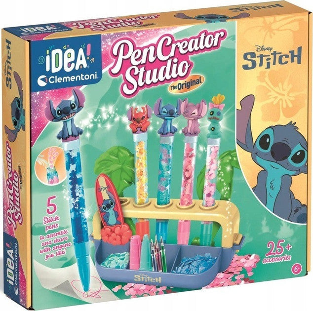 Disney Lilo un Stitch sērfošanas pildspalvu izgatavošanas komplekts Clementoni