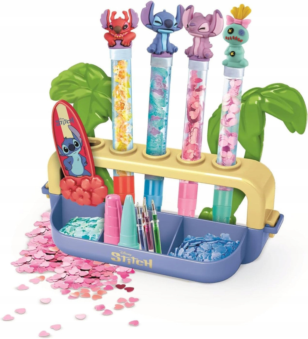 Disney Lilo un Stitch sērfošanas pildspalvu izgatavošanas komplekts Clementoni