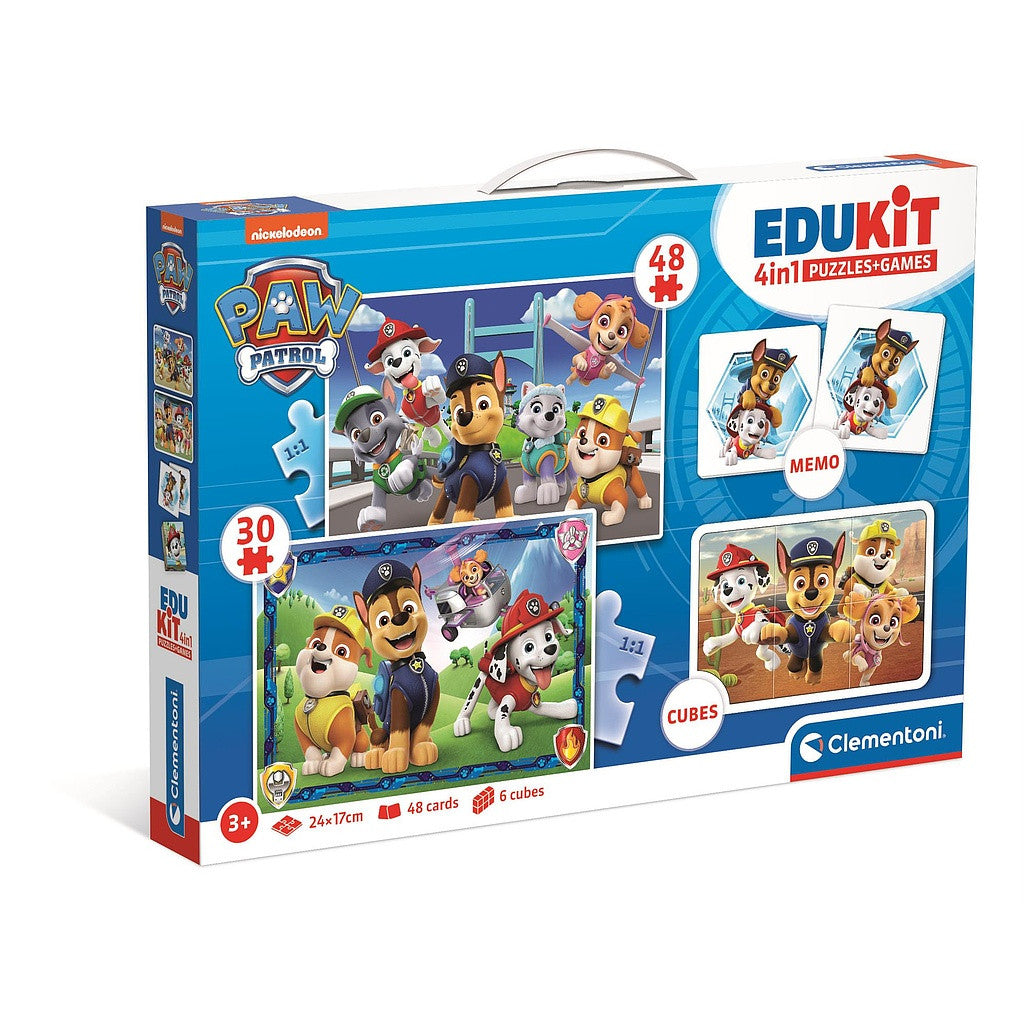 Clementoni Paw Patrol Rickety Ridge 4-in-1 spēļu kolekcija