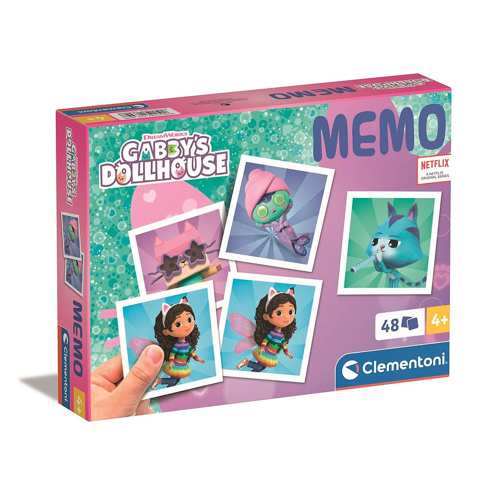 Gabby's Dollhouse Fairy atmiņas spēle ar 48 detaļām Clementoni