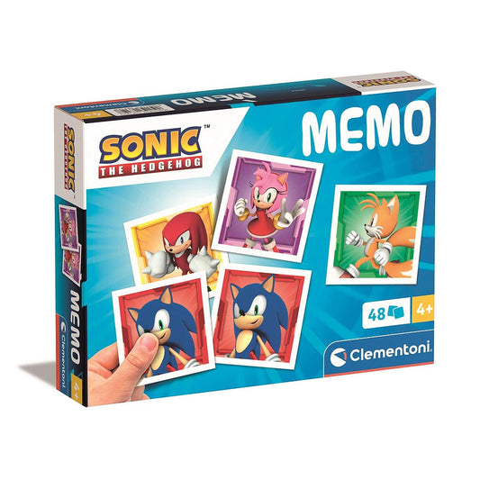 Sonic the Hedgehog varoņi 48 detaļu atmiņas spēle Clementoni