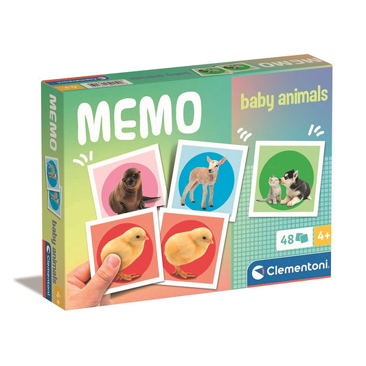 Dzīvnieki Mazulis Atmiņas spēle 48 gab. Clementoni