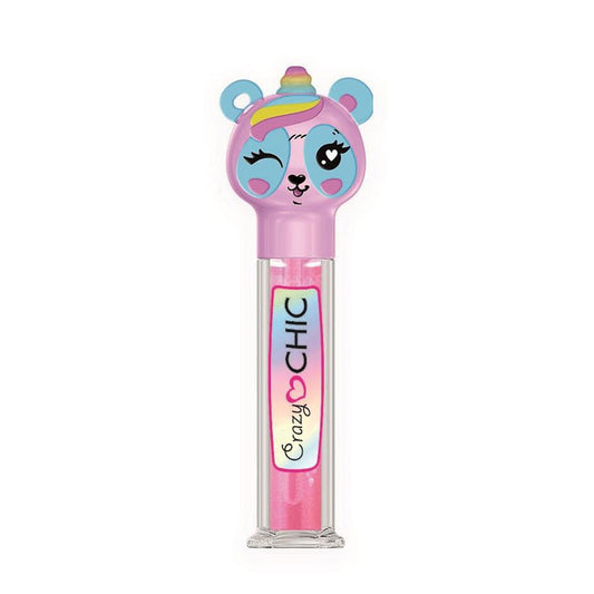 Crazy Chic Panda Horn dzīvnieku lūpu spīdums Clementoni