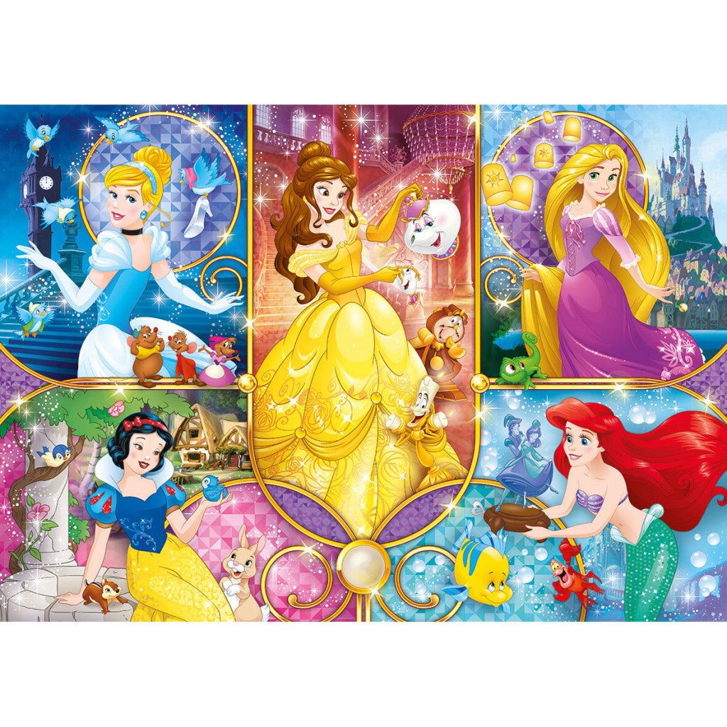 Disney Hercegn≈ëk Pasakas 104 db-os Brilliant puzle Clementoni