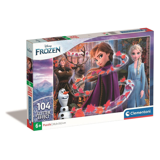 Disney Ledus sirds 104 detaļu mirdzoša puzle Clementoni