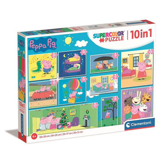 Peppa Pig Life 10 in 1 mīkla Clementoni