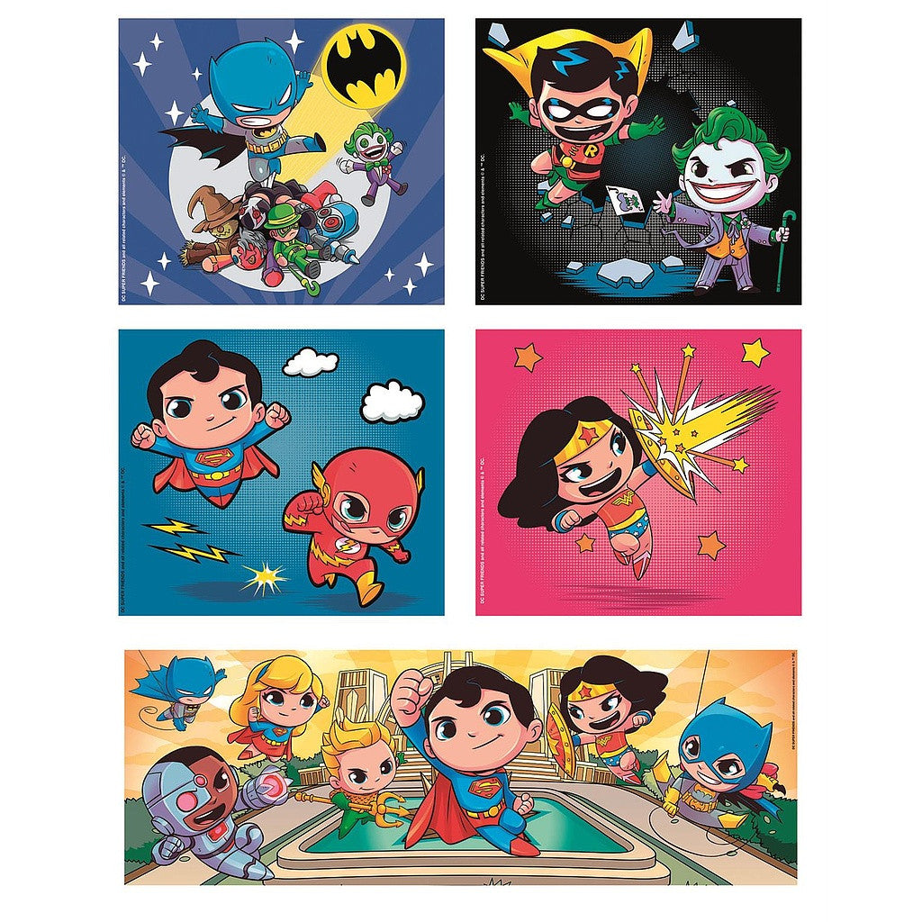 Jusice League Idols DC Super Hero 10 vienā puzle Clementoni