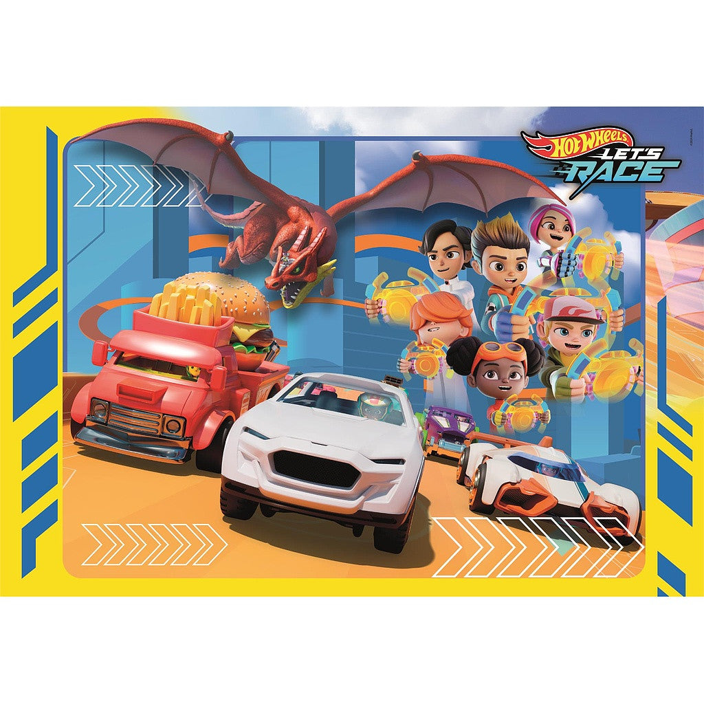 Hot Wheels Race 30 db-os puzle Clementoni