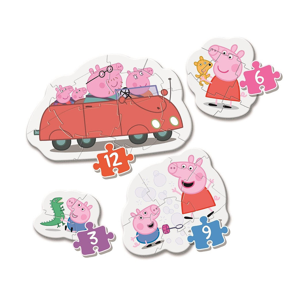 Peppa malac Mana pirmā baba forma puzle Clementoni