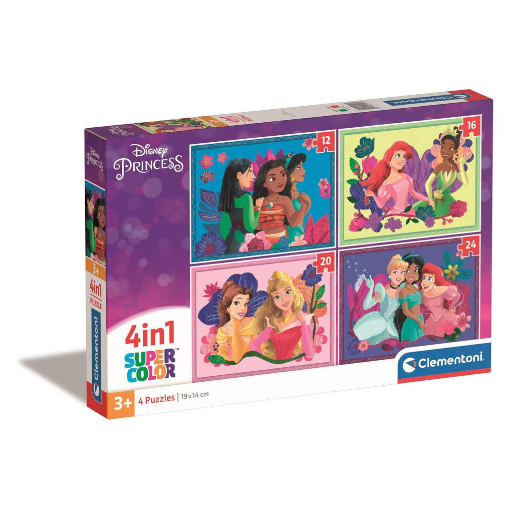 Disneja princese 4 vienā mīklu Klementoni