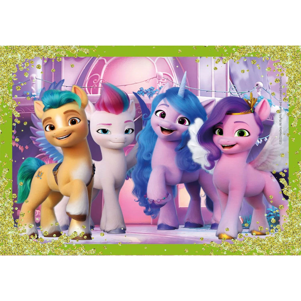 My Little Pony Glitters 4-in-1 puzle Clementoni