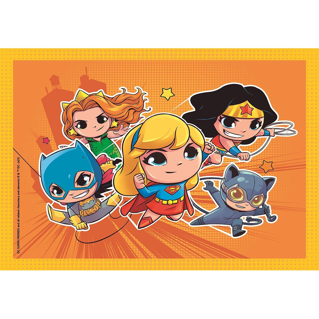 Jusice League Mini-mates DC Super Hero 4-in-1 puzle Clementoni