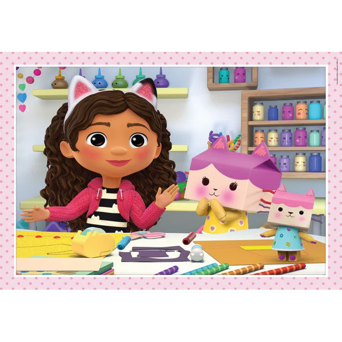 Gabby's Dollhouse Activities 4 in 1 puzle Clementoni