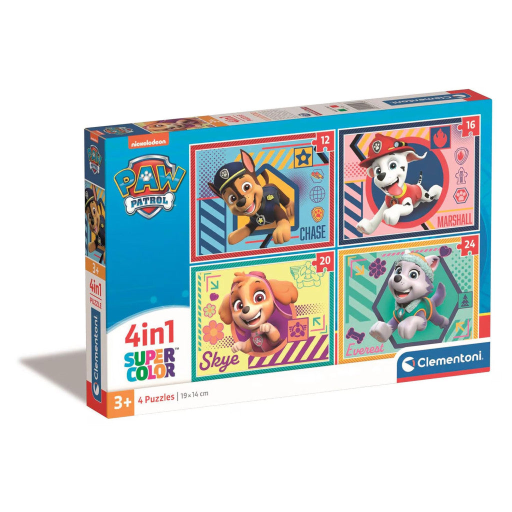 Paw Patrol 4 in 1 mīkla Clementoni
