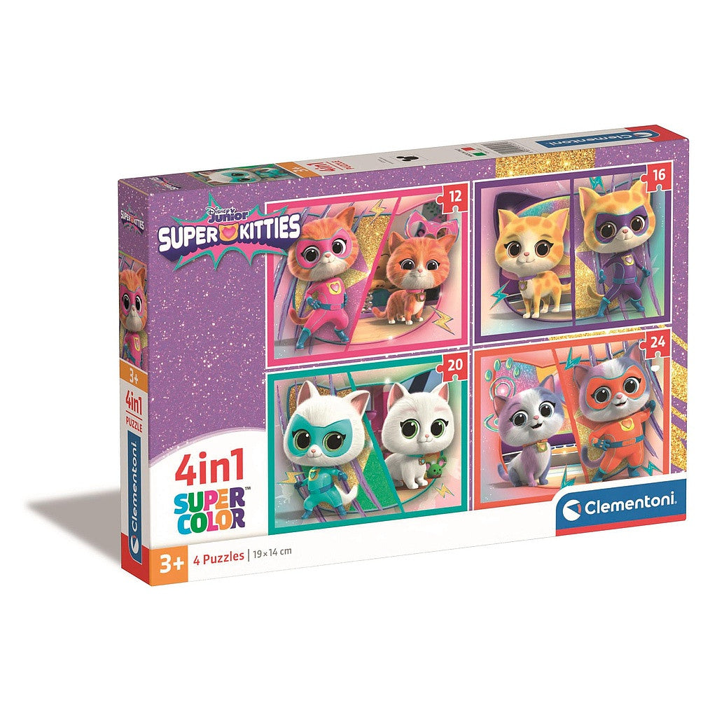 SuperKitties varonis 4 vienā mīklu Klementoni