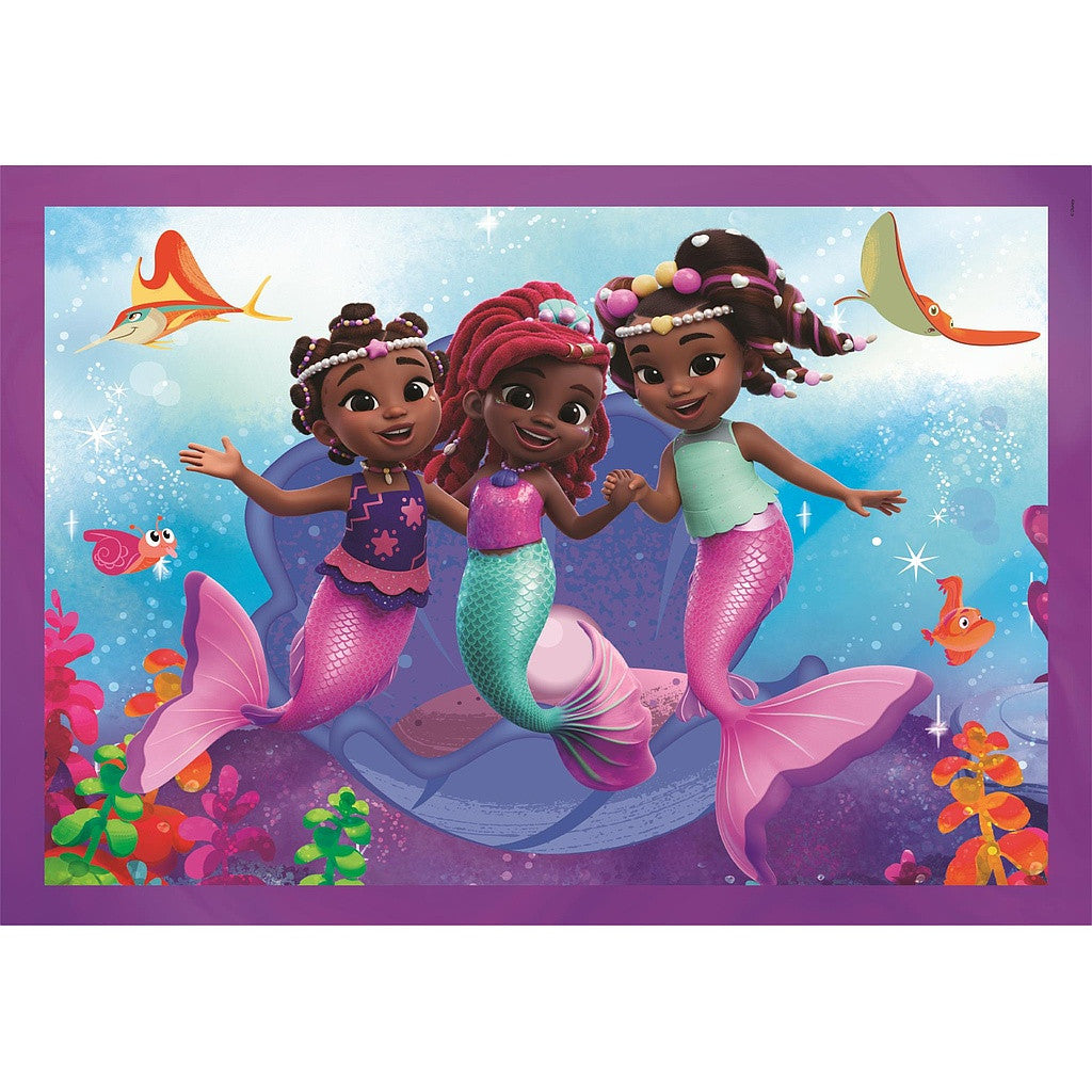 Disney Princess Junior Ariel 4 vienā puzle Clementoni