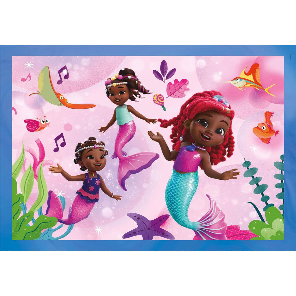 Disney Princess Junior Ariel 4 vienā puzle Clementoni