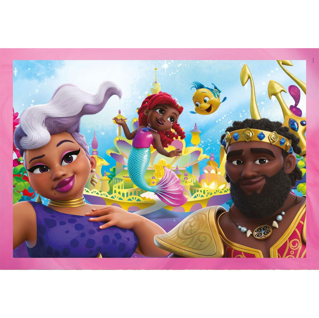 Disney Princess Junior Ariel 4 vienā puzle Clementoni
