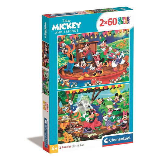 Disney Mikija orķestra 2x60 gabalu puzle Clementoni