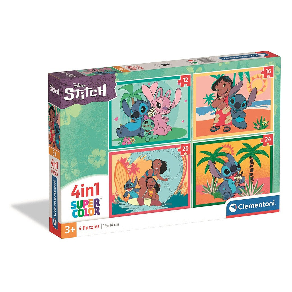 Disney Lilo un Stitch 4-in-1 puzle Clementoni