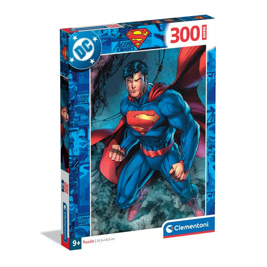 Supermena darbības 300 gabalu Clementoni puzle