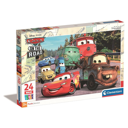 Disney Cars Road Trip 24 detaļu maksimālā puzle no Clementoni