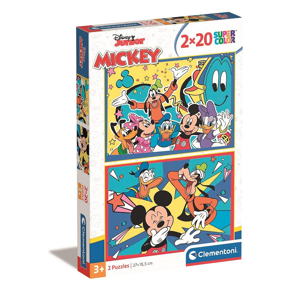 Disney Mikija smejošais 2x20 gabalu puzle Clementoni