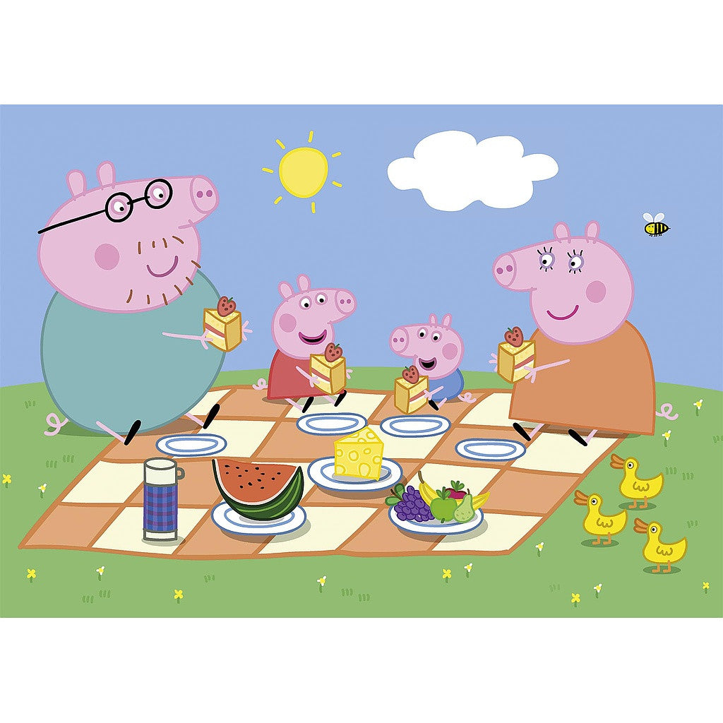 Peppa malac Pikniks un skola 2x60 db-os puzle Clementoni