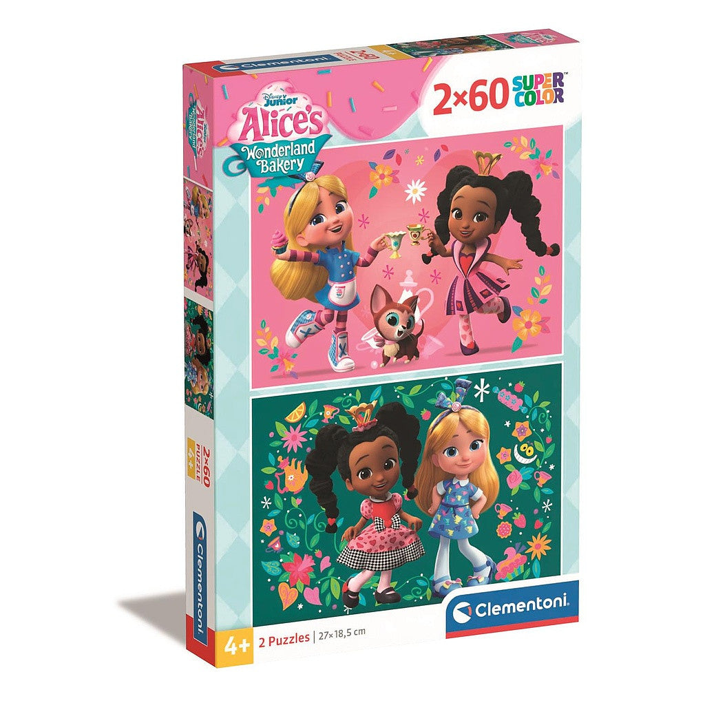 Alises Brīnumzemes maiznīcas ziedi Disney 2x60 gab. puzle Clementoni