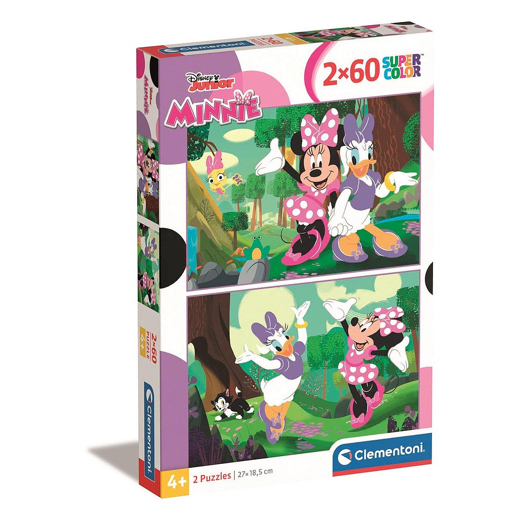 Disney Minnie Dzeguze-Loka un Figaro 2x60 db-os puzle Clementoni