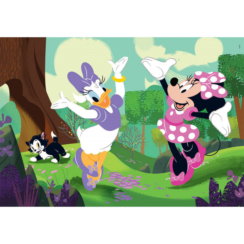 Disney Minnie Dzeguze-Loka un Figaro 2x60 db-os puzle Clementoni