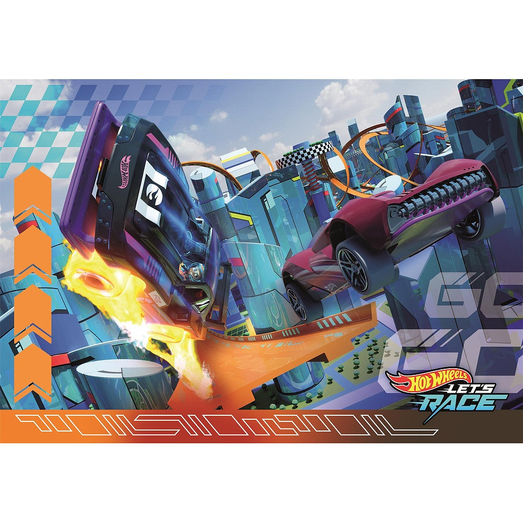 Hot Wheels Tērauda bumbiņas 2x60 db-os puzle Clementoni
