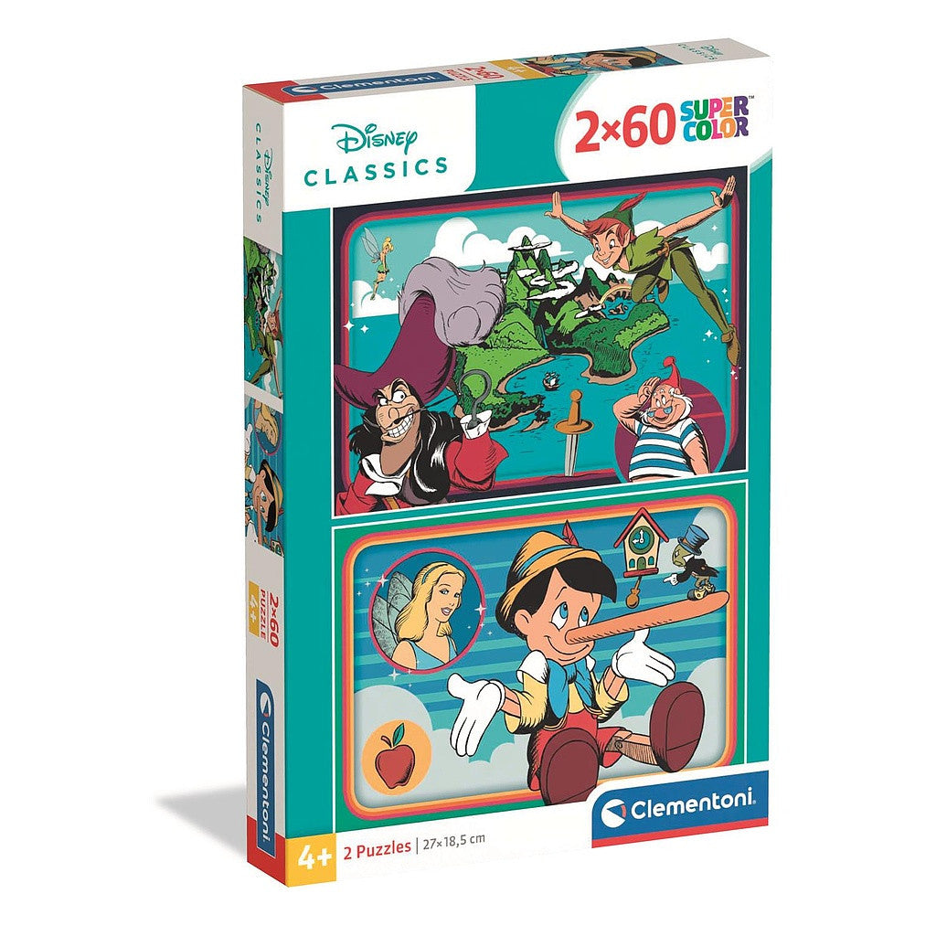 Disney Classics 2x60 gabalu puzle Clementoni