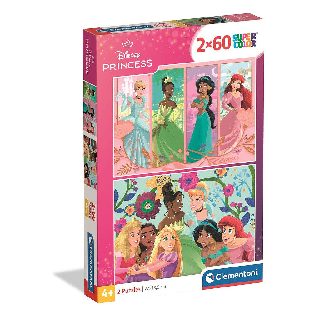 Disney princeses 2x60 gabalu puzle Clementoni