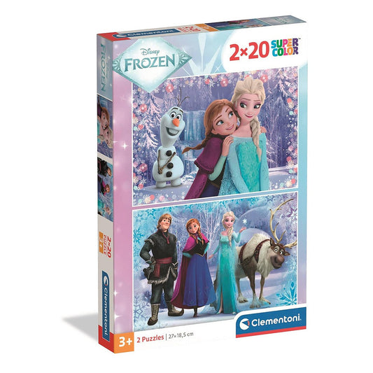 Disney Ledus sirds 2x20 gab. puzle Clementoni