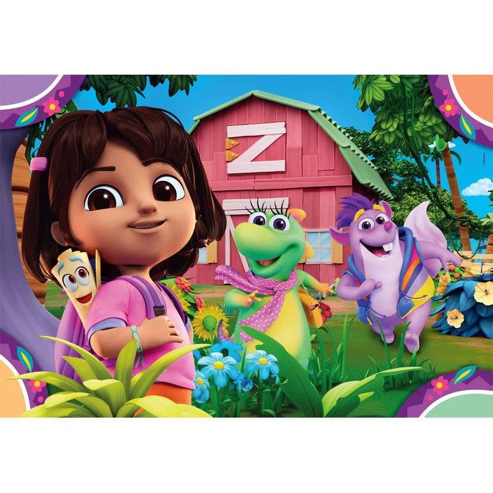 Dora - Pētnieces Dārza 2x20 gabali Clementoni puzle