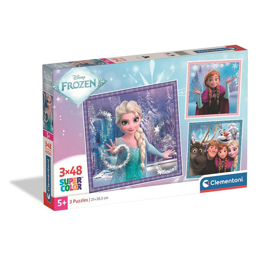 Disney Ledus sirds 3x48 gabalu puzle Clementoni